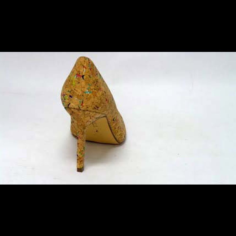 G.I.L.I. Pointed Toe Pumps Jill Cork Multi - Medium - Picture 2 of 6